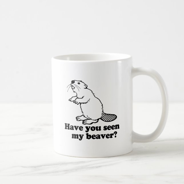 HABEN SIE MEINEN BIBER GESEHEN? KAFFEETASSE (Rechts)