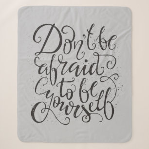 Haben Sie nicht Angst, zu sein sich Sherpadecke