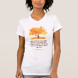 Haben Sie nie Angst, auseinander zu fallen Baum-T T-Shirt