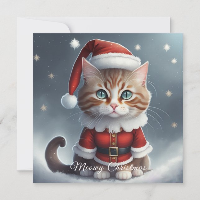 Haben Sie perfekte Weihnachten ~ Meow ^-^ (Vorderseite)