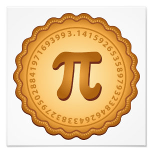 Haben Sie Pie am Pi Day, März 14 Fotodruck