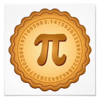 Haben Sie Pie am Pi Day, März 14 Fotodruck