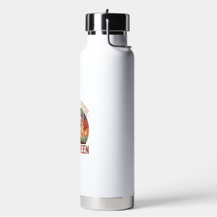 Haben Sie schöne Halloween-Skelett-Hand-Katzen-Sch Trinkflasche