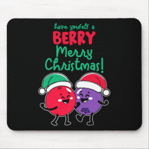 Haben Sie sich ein Berry frohe Weihnachten Weihnac Mousepad