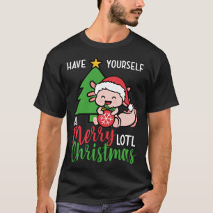 Haben Sie sich ein frohes Lotl Weihnachtsbaum Xmas T-Shirt