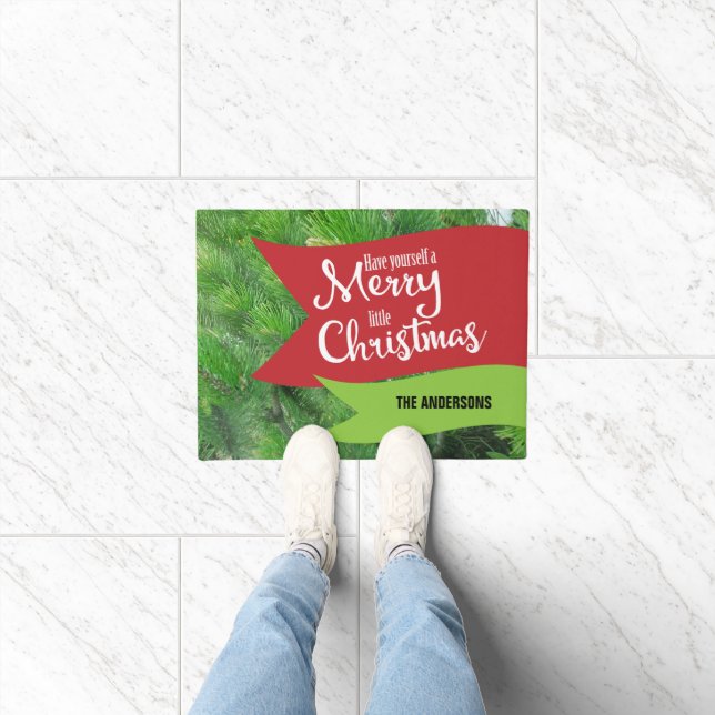 Haben Sie sich ein gemütliches Weihnachtsgeschenk  Fußmatte (Indoor)