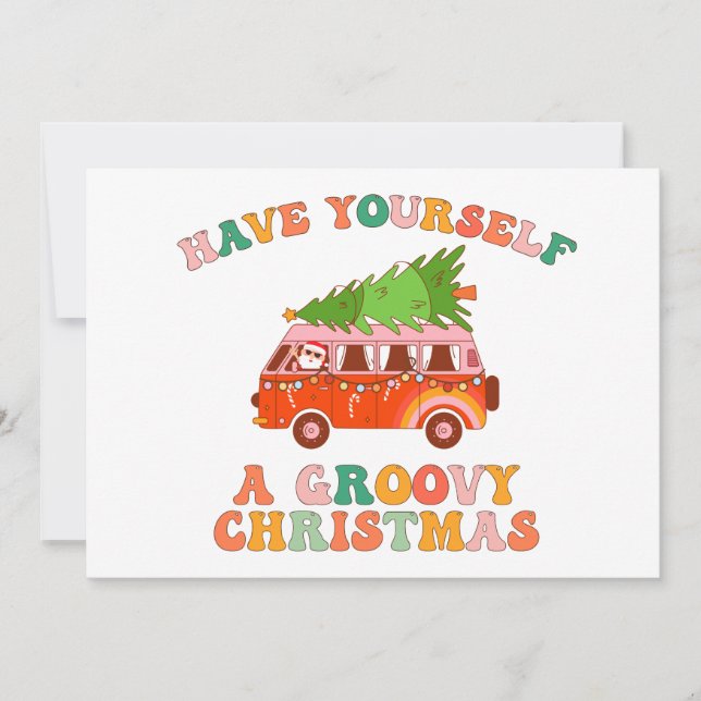 Haben Sie sich ein großartiges Weihnachtsfest Einladung (Vorderseite)