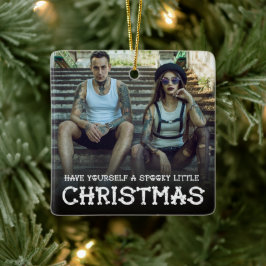 Haben Sie sich ein wunderbares kleines Weihnachtsf Keramikornament