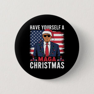 Haben Sie sich eine frohe Weihnachten Weihnachten Button