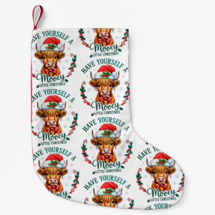 Haben Sie sich eine lustige kleine Weihnachtskuh N Kleiner Weihnachtsstrumpf