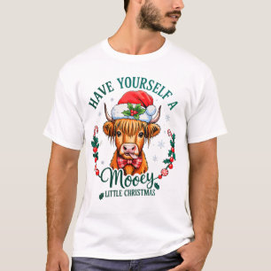 Haben Sie sich eine lustige kleine Weihnachtskuh N T-Shirt