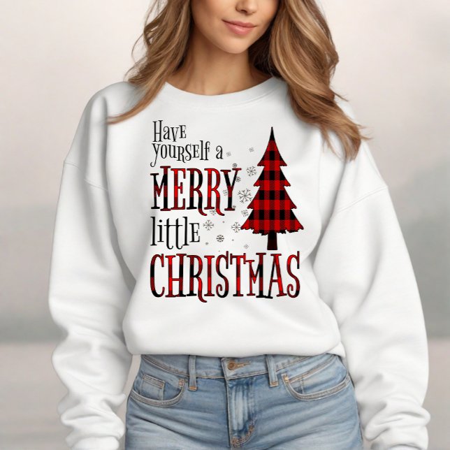 Haben Sie sich einen fröhlichen kleinen Karierten  Sweatshirt (Von Creator hochgeladen)