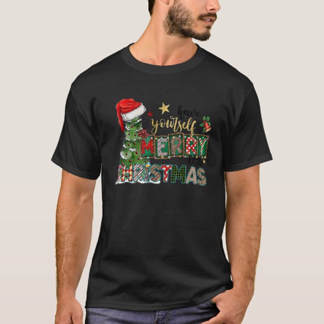 Haben Sie sich glücklich, kleine Weihnachten frohe T-Shirt (Vorderseite)