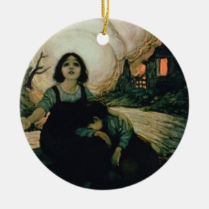 "Haben Sie Sie Raum in Ihren Herzen für uns? ", Keramik Ornament