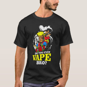 Haben Sie sogar Vape Bro Monkey mit einem Skateboa T-Shirt