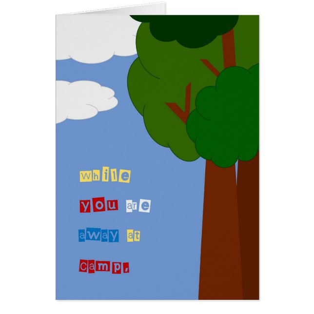 Haben Sie Spaß am Sommer-Lager! (Vorne)