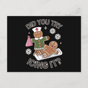 Haben Sie versucht, es Schule Krankenschwester Wei Postkarte