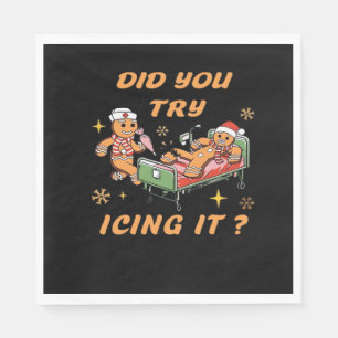 Haben Sie versucht, es zu imitieren, Weihnachten, Serviette