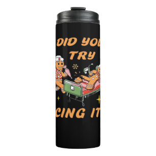 Haben Sie versucht, es zu imitieren, Weihnachten, Thermosbecher