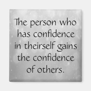 Haben Sie Vertrauen in selbst Magnet