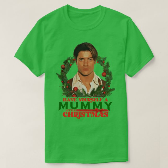 Haben Sie Yoursa Mummy kleine Weihnachten T-Shirt (Design vorne)