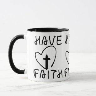 Haben Vertrauen kühne Zwei-Tonen-Tasse Tasse