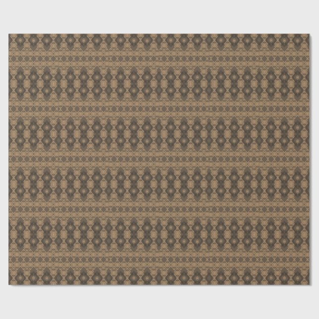 Habesha Tibeb geometrisches Muster  Geschenkpapier (Flach)