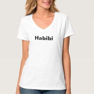 "Habibi" ح ب ي ي ein Wort Minimalismus ب T-Shirt