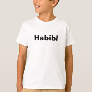 "Habibi" ح ب ي ي ein Wort Minimalismus ب T-Shirt