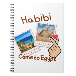 Habibi Komm nach Ägypten Notizblock