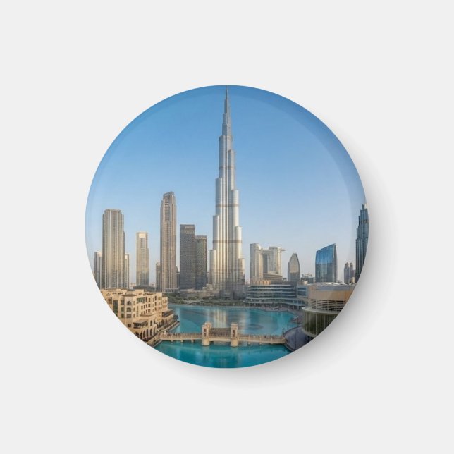 Habibi Komm Nach Dubai Benutzerdefinierter Name Re Magnet (Vorne)