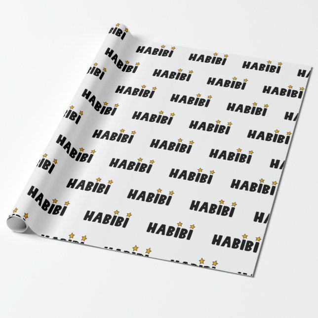 Habibi-Wrapping-Papier Geschenkpapier (Ungerollt)