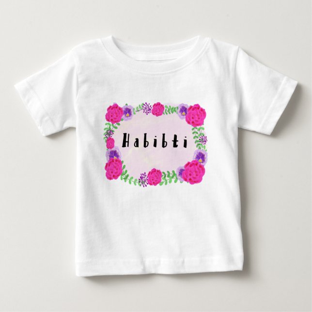 Habibti Habibi Arabic Tshirt für Kinder (Vorderseite)