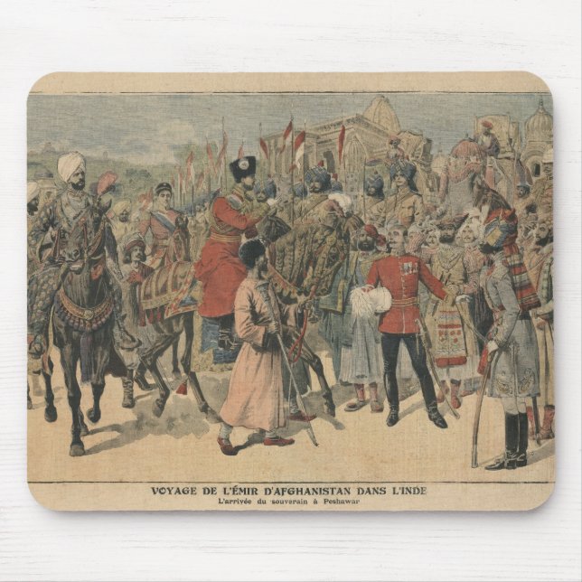 Habibullah Kahn Emir von Afghanistan Mousepad (Vorne)
