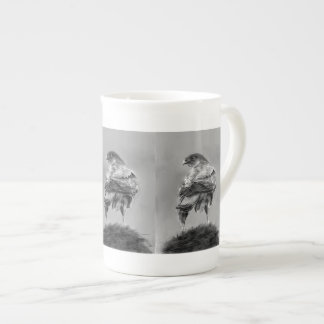 Habicht-Kaffeetasse Prozellantasse