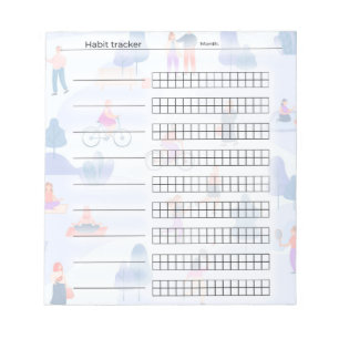 Habit Tracker Notizblock