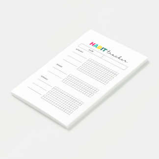 Habit Tracker Planner Journal Post-it Klebezettel