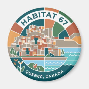 Habitat 67 Kanada Magnet