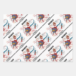 Habitat eine Form von Neurologischem Neuron Geschenkpapier Set