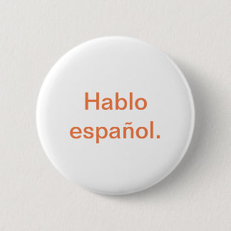 Hablo español button