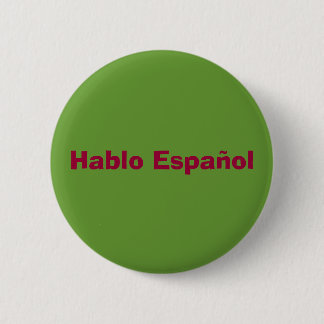 "Hablo Espanol" Knopf Button