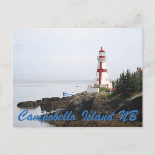 Habor Lightstation Campobello Island New Bronswick Postkarte