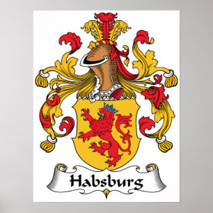 Habsburger Familienwappen Poster
