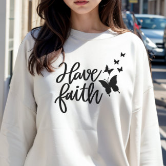 Habt das Sweatshirt der Frau Faith
