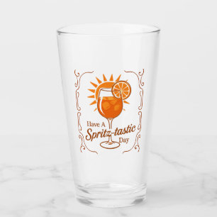 Habt einen Spritz-tastischen Tag Aperol Spritz Wün Glas
