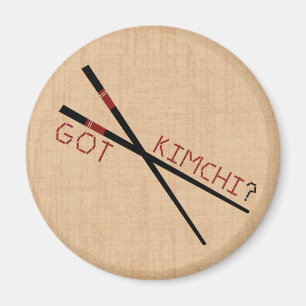 Habt ihr Kimchi? Essstäbchen Magnet
