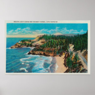 Hacenta Hauptleuchtturm und Kap PerpetuaCoast Poster