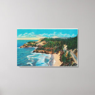 Hacenta Head Lighthouse und Cape PerpetuaCoast Leinwanddruck