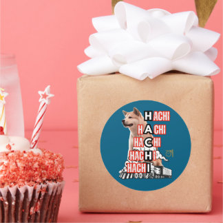 HACHIKO RUNDER AUFKLEBER