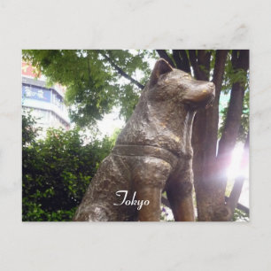 Hachiko shibuya postkarte